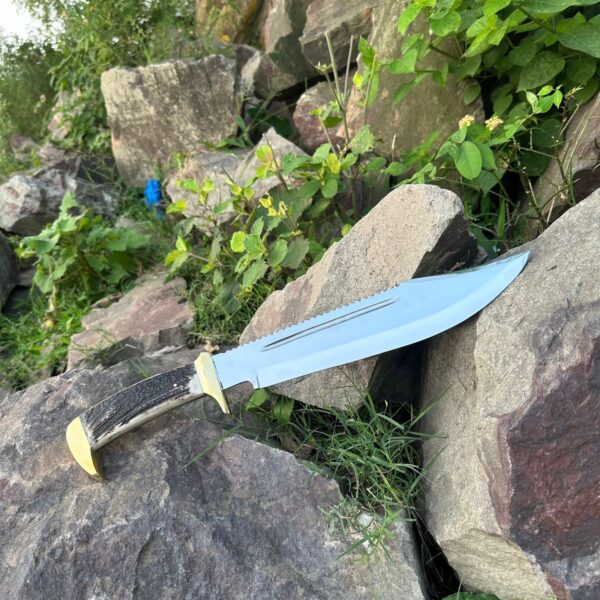 Handmade Seraphim Falls Bowie Knife | Real Stag Handle