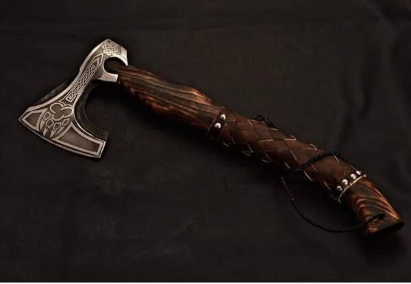 Custom Gift Hand Forged Carbon Steel VIKING AXE, Ragnar Axe